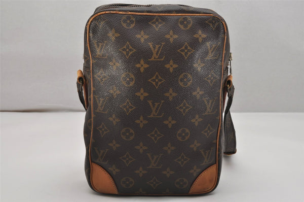 Authentic Louis Vuitton Monogram Danube GM Shoulder Cross Bag M45262 LV 0714K