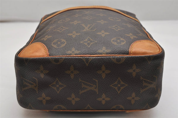 Authentic Louis Vuitton Monogram Danube GM Shoulder Cross Bag M45262 LV 0714K