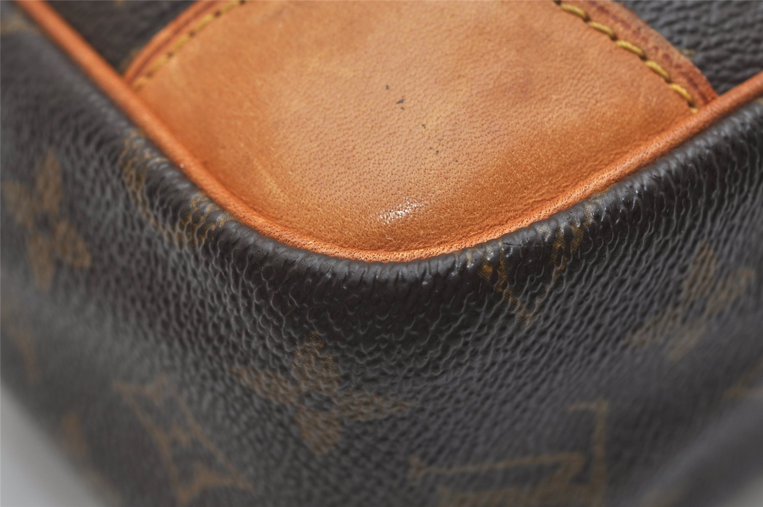 Authentic Louis Vuitton Monogram Danube GM Shoulder Cross Bag M45262 LV 0714K