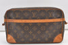 Authentic Louis Vuitton Monogram Compiegne 28 Clutch Hand Bag M51845 LV 0715K
