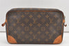 Authentic Louis Vuitton Monogram Compiegne 28 Clutch Hand Bag M51845 LV 0715K