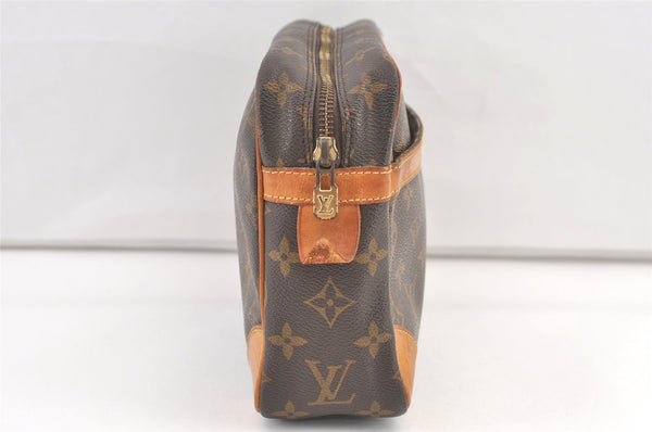 Authentic Louis Vuitton Monogram Compiegne 28 Clutch Hand Bag M51845 LV 0715K