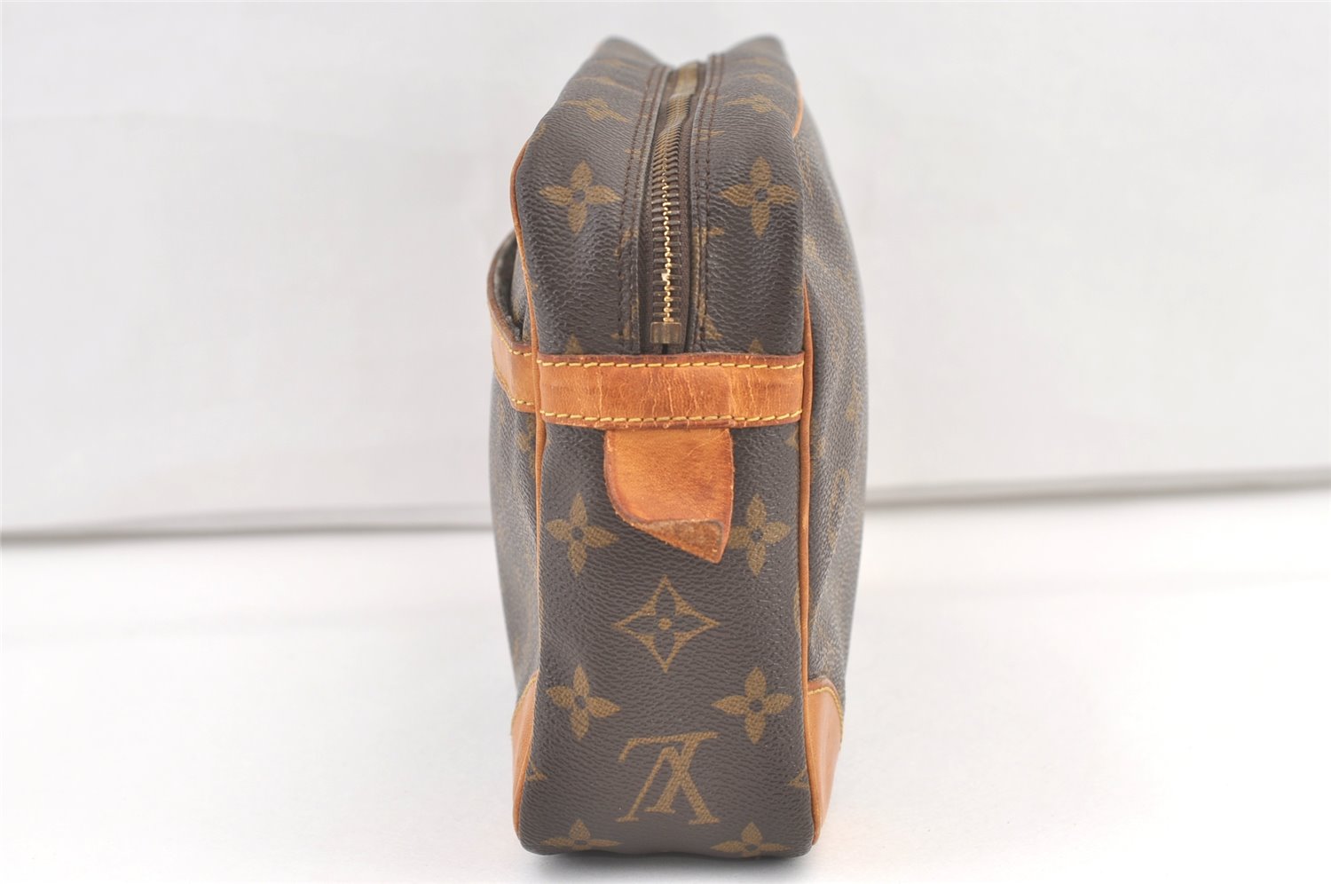 Authentic Louis Vuitton Monogram Compiegne 28 Clutch Hand Bag M51845 LV 0715K
