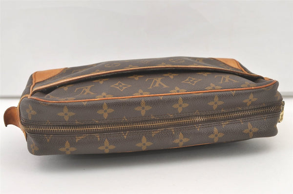 Authentic Louis Vuitton Monogram Compiegne 28 Clutch Hand Bag M51845 LV 0715K