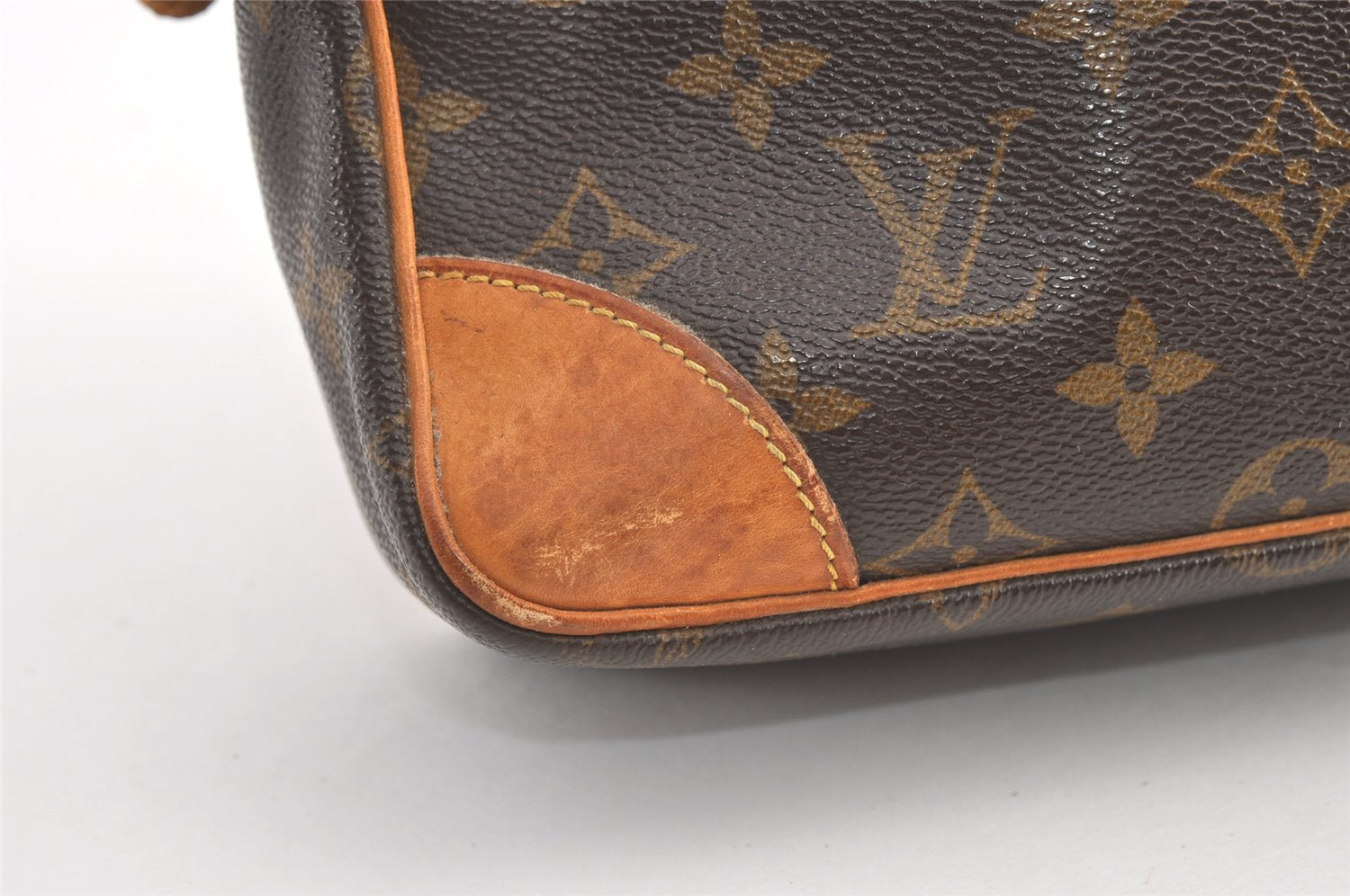 Authentic Louis Vuitton Monogram Compiegne 28 Clutch Hand Bag M51845 LV 0715K