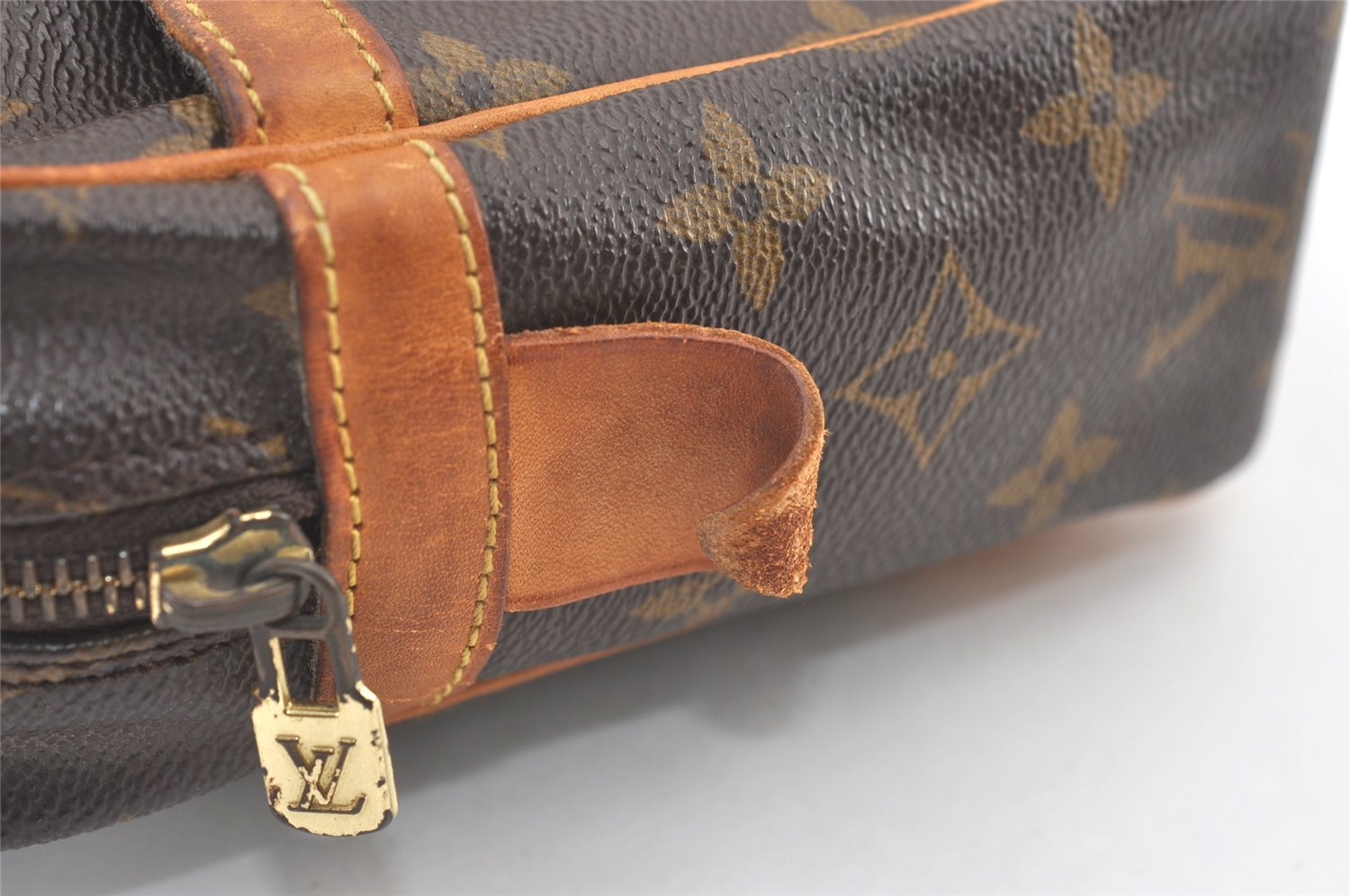 Authentic Louis Vuitton Monogram Compiegne 28 Clutch Hand Bag M51845 LV 0715K