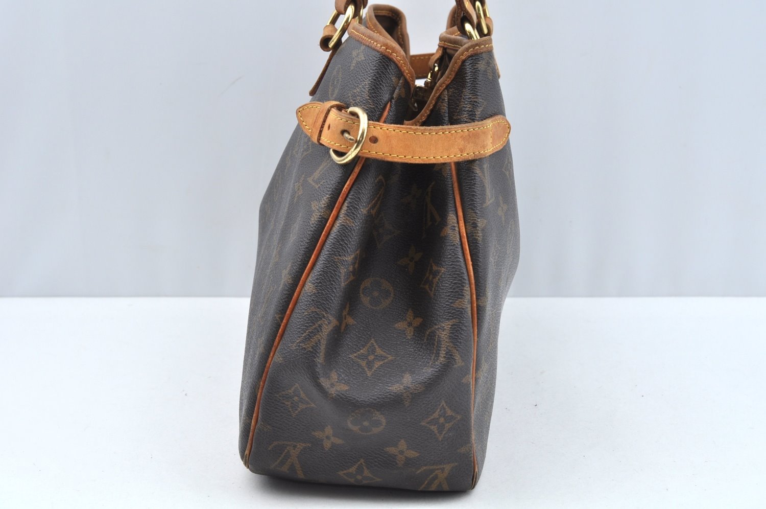 Authentic Louis Vuitton Monogram Batignolles Horizontal Tote Bag M51154 LV 0717J