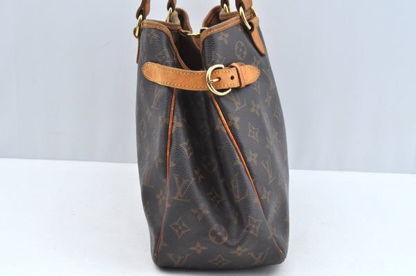 Authentic Louis Vuitton Monogram Batignolles Horizontal Tote Bag M51154 LV 0717J