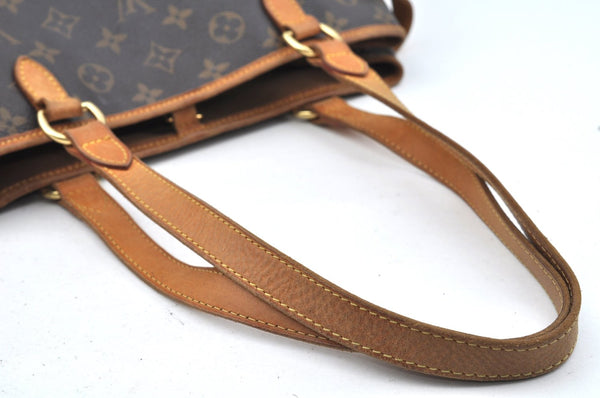 Authentic Louis Vuitton Monogram Batignolles Horizontal Tote Bag M51154 LV 0717J