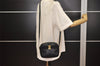 Authentic Salvatore Ferragamo Vara Shoulder Cross Body Bag Leather Black 0717K