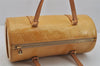 Authentic Louis Vuitton Vernis Bedford Hand Bag Yellow Beige M91006 LV 0718J