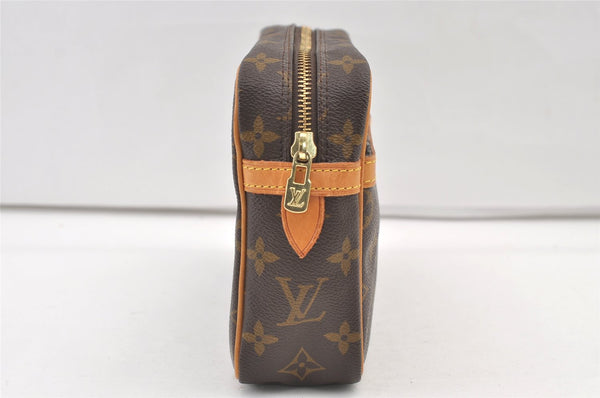 Authentic Louis Vuitton Monogram Compiegne 23 Clutch Hand Bag M51847 LV 0718K
