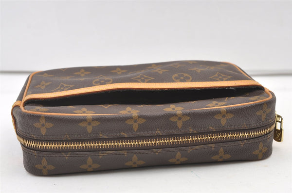 Authentic Louis Vuitton Monogram Compiegne 23 Clutch Hand Bag M51847 LV 0718K