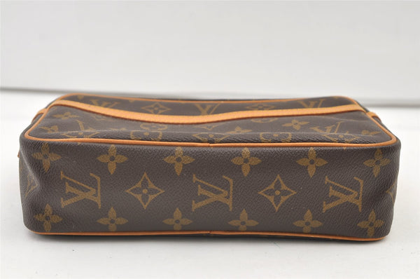 Authentic Louis Vuitton Monogram Compiegne 23 Clutch Hand Bag M51847 LV 0718K