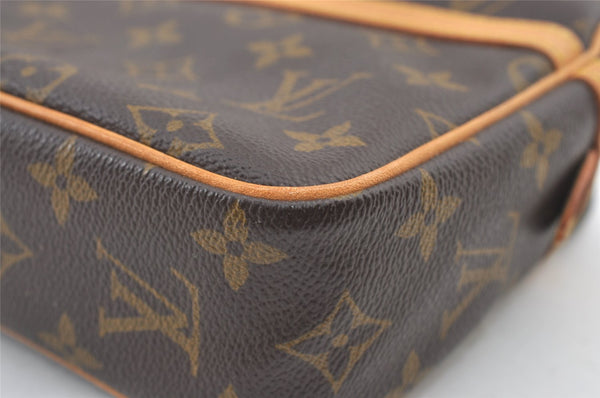 Authentic Louis Vuitton Monogram Compiegne 23 Clutch Hand Bag M51847 LV 0718K