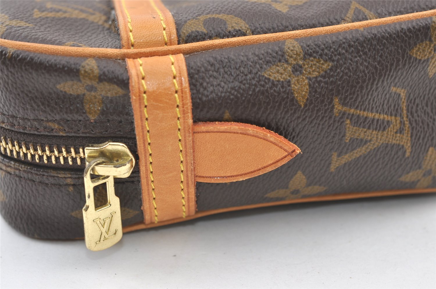 Authentic Louis Vuitton Monogram Compiegne 23 Clutch Hand Bag M51847 LV 0718K