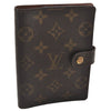 Authentic Louis Vuitton Monogram Agenda PM Notebook Cover R20005 LV 0719J