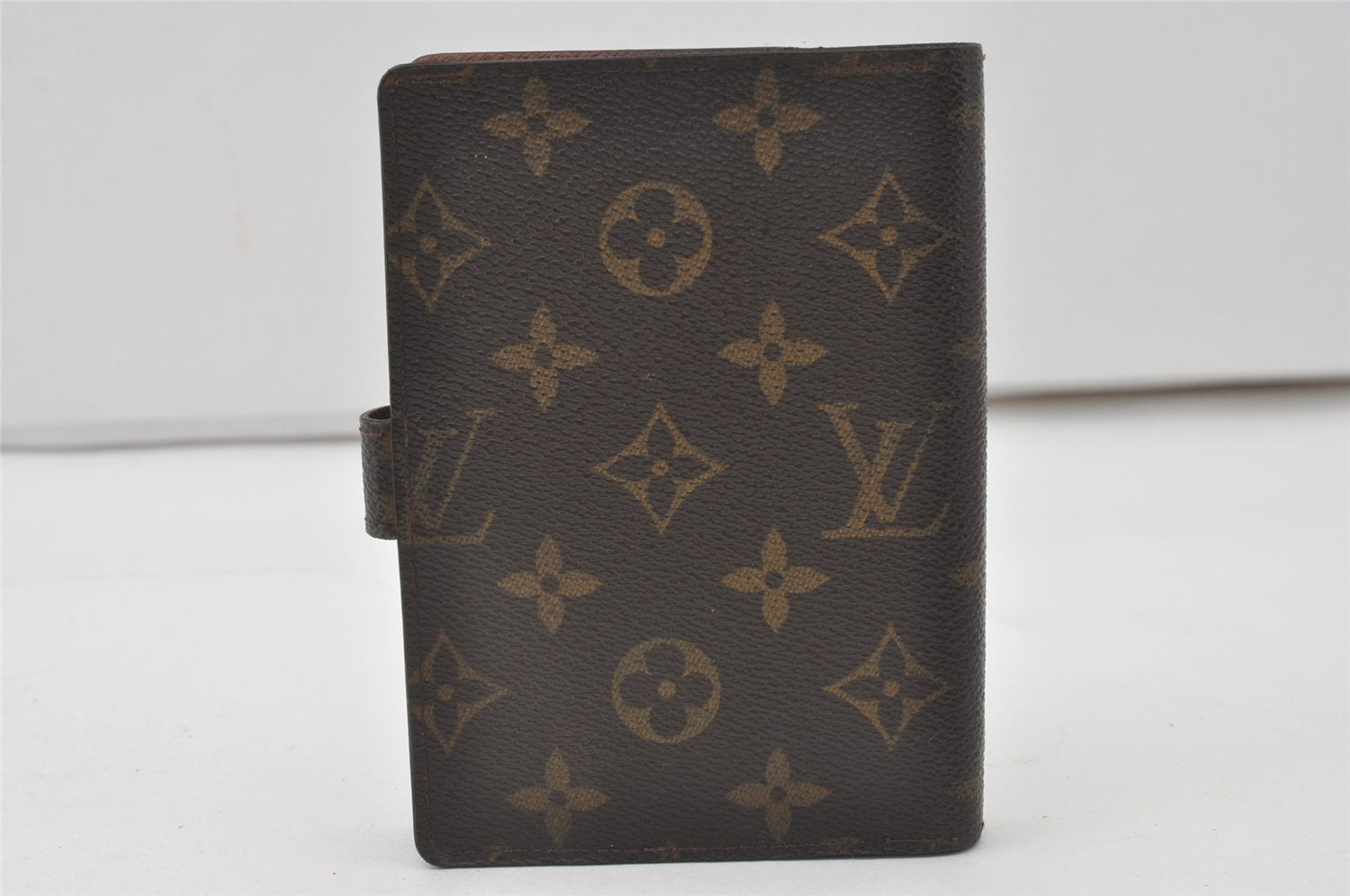 Authentic Louis Vuitton Monogram Agenda PM Notebook Cover R20005 LV 0719J
