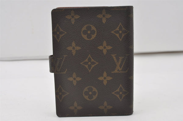 Authentic Louis Vuitton Monogram Agenda PM Notebook Cover R20005 LV 0719J