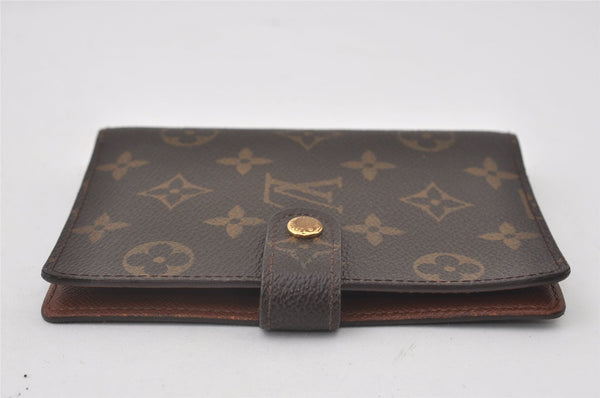 Authentic Louis Vuitton Monogram Agenda PM Notebook Cover R20005 LV 0719J