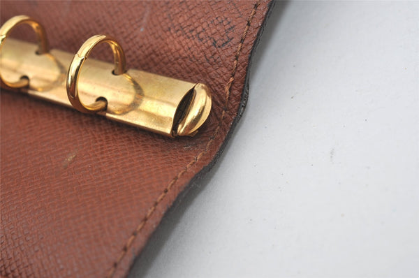 Authentic Louis Vuitton Monogram Agenda PM Notebook Cover R20005 LV 0719J