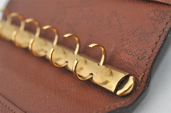 Authentic Louis Vuitton Monogram Agenda PM Notebook Cover R20005 LV 0719J