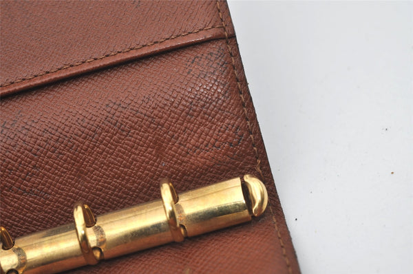 Authentic Louis Vuitton Monogram Agenda PM Notebook Cover R20005 LV 0719J