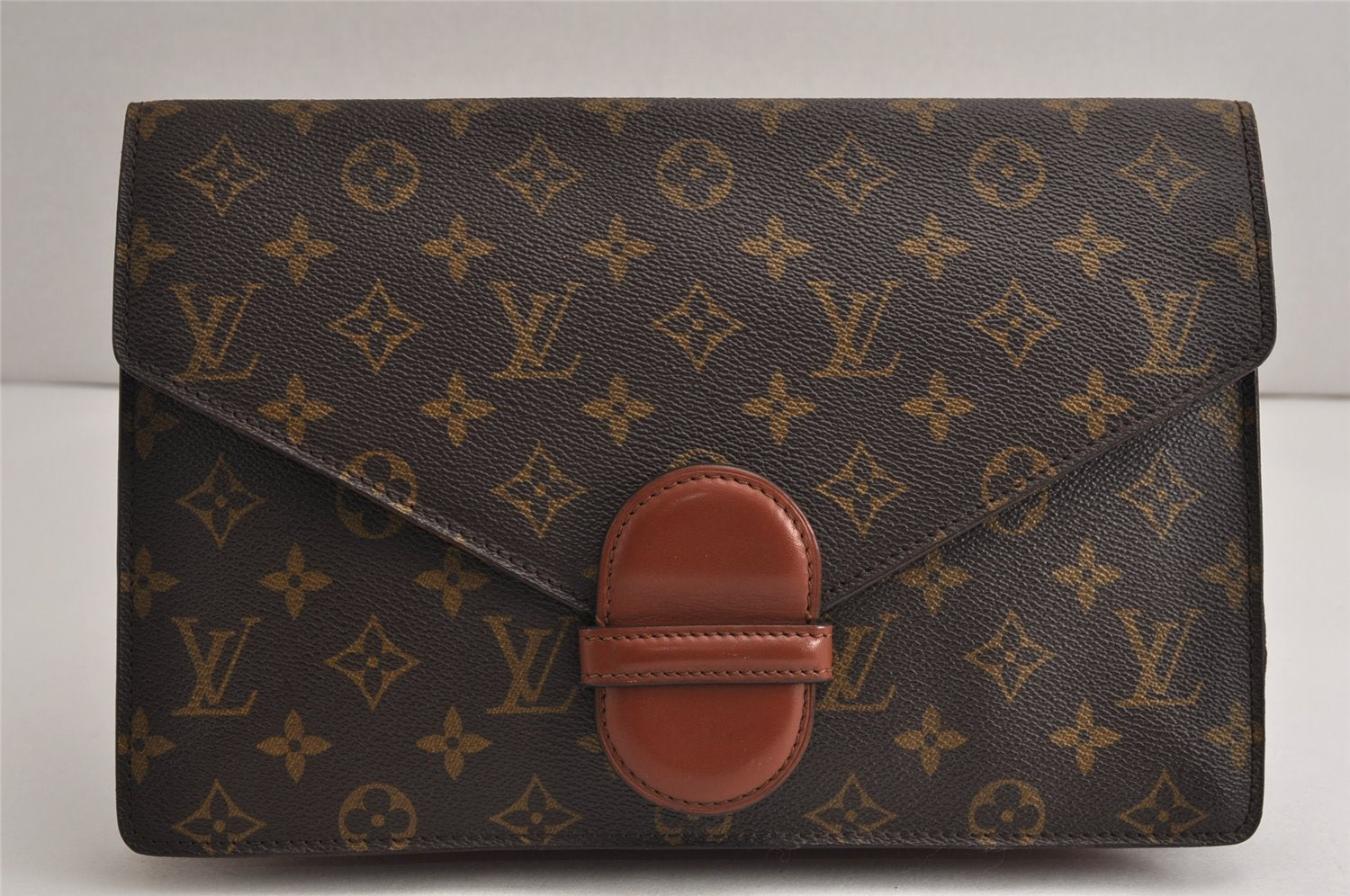 Authentic Louis Vuitton Monogram Ranelagh Clutch Hand Bag M51782 LV 0719K