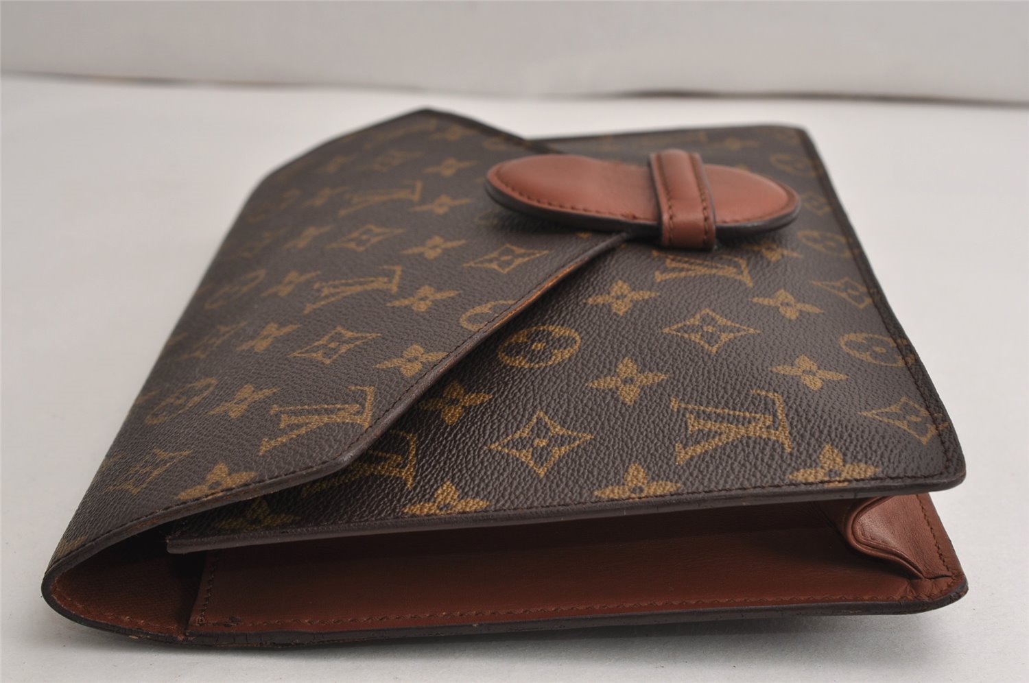 Authentic Louis Vuitton Monogram Ranelagh Clutch Hand Bag M51782 LV 0719K