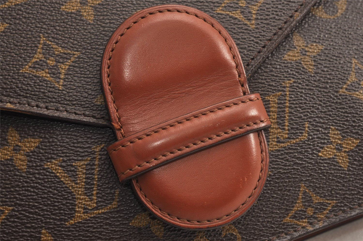 Authentic Louis Vuitton Monogram Ranelagh Clutch Hand Bag M51782 LV 0719K