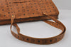 Authentic MCM Visetos Leather Vintage Shoulder Tote Bag Brown  0720J