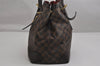 Authentic Louis Vuitton Damier Hampstead MM Shoulder Tote Bag N51204 LV 0720K