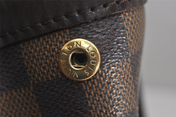 Authentic Louis Vuitton Damier Hampstead MM Shoulder Tote Bag N51204 LV 0720K