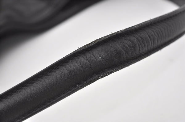 Authentic GUCCI Vintage Britt Shoulder Hand Bag Leather 162740 Black 0721J