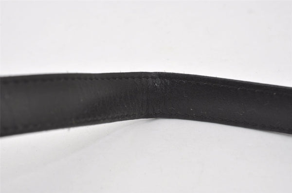 Authentic GUCCI Vintage Britt Shoulder Hand Bag Leather 162740 Black 0721J