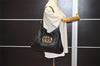 Authentic GUCCI Vintage Britt Shoulder Hand Bag Leather 162740 Black 0721J