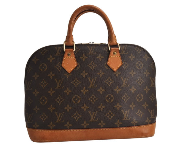 Authentic Louis Vuitton Monogram Alma Hand Bag Purse M51130 LV 0721K