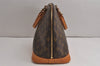 Authentic Louis Vuitton Monogram Alma Hand Bag Purse M51130 LV 0721K