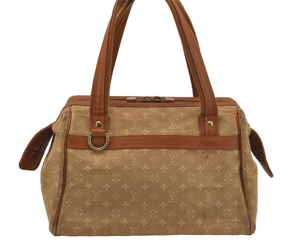 Authentic Louis Vuitton Monogram Mini Josephine PM Hand Bag M92416 Beige 0723J