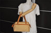 Authentic Louis Vuitton Monogram Mini Josephine PM Hand Bag M92416 Beige 0723J
