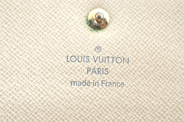 Auth Louis Vuitton Damier Azur Portefeuille International Wallet N61732 LV 0724J