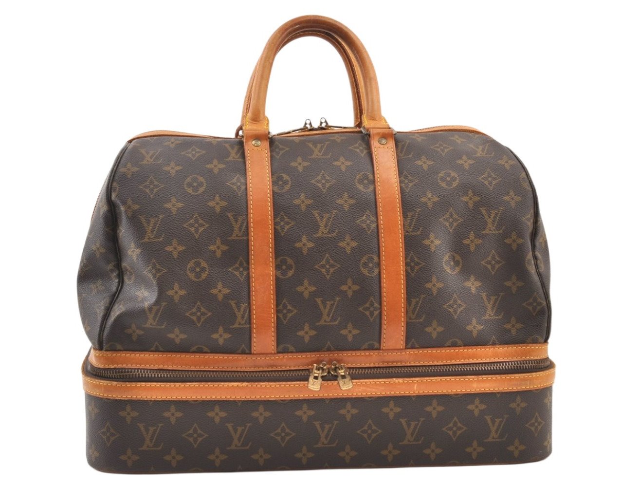 Authentic Louis Vuitton Monogram Sac Sport Travel Hand Bag M41444 LV 0724K