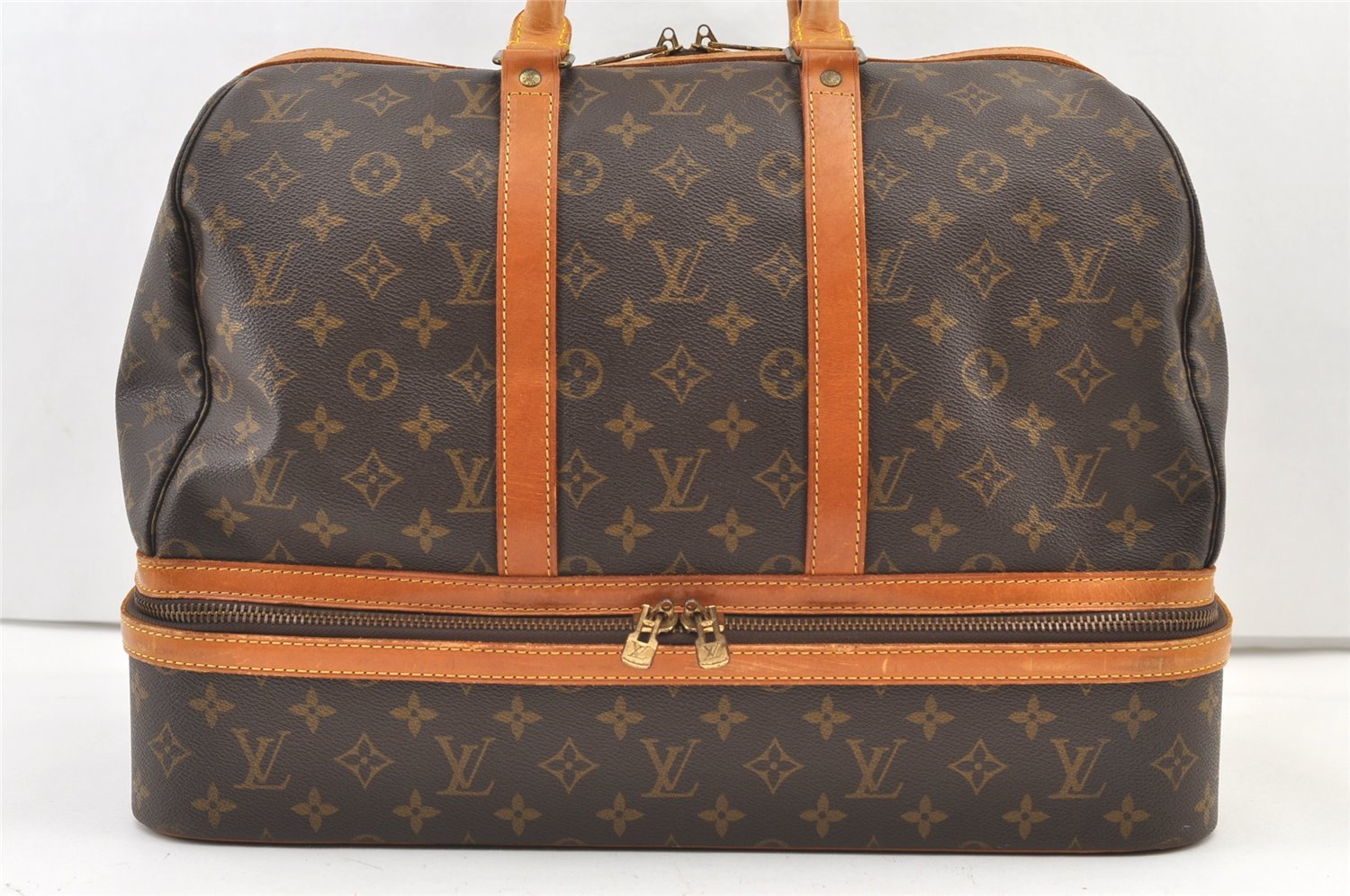 Authentic Louis Vuitton Monogram Sac Sport Travel Hand Bag M41444 LV 0724K