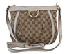 Authentic GUCCI Abbey Shoulder Cross Bag GG Canvas Leather 203257 Brown 0725K