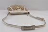 Authentic GUCCI Abbey Shoulder Cross Bag GG Canvas Leather 203257 Brown 0725K