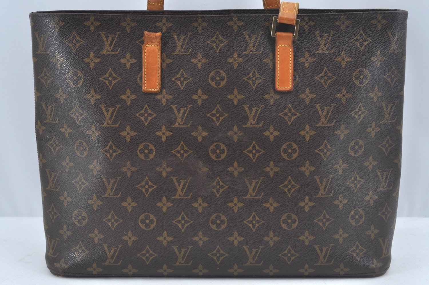 Authentic Louis Vuitton Monogram Luco Shoulder Tote Bag M51155 LV Junk 0726J