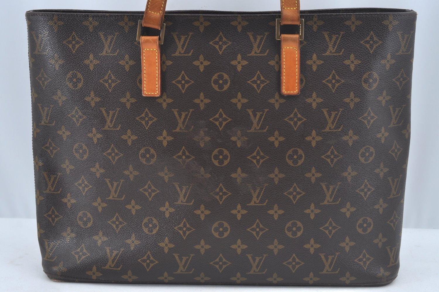 Authentic Louis Vuitton Monogram Luco Shoulder Tote Bag M51155 LV Junk 0726J