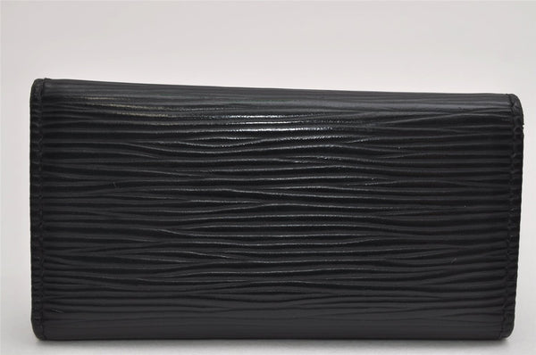 Authentic Louis Vuitton Epi Multicles 4 Key Case Black M63822 LV 0726K