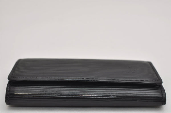 Authentic Louis Vuitton Epi Multicles 4 Key Case Black M63822 LV 0726K