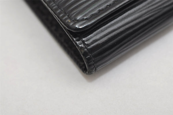 Authentic Louis Vuitton Epi Multicles 4 Key Case Black M63822 LV 0726K